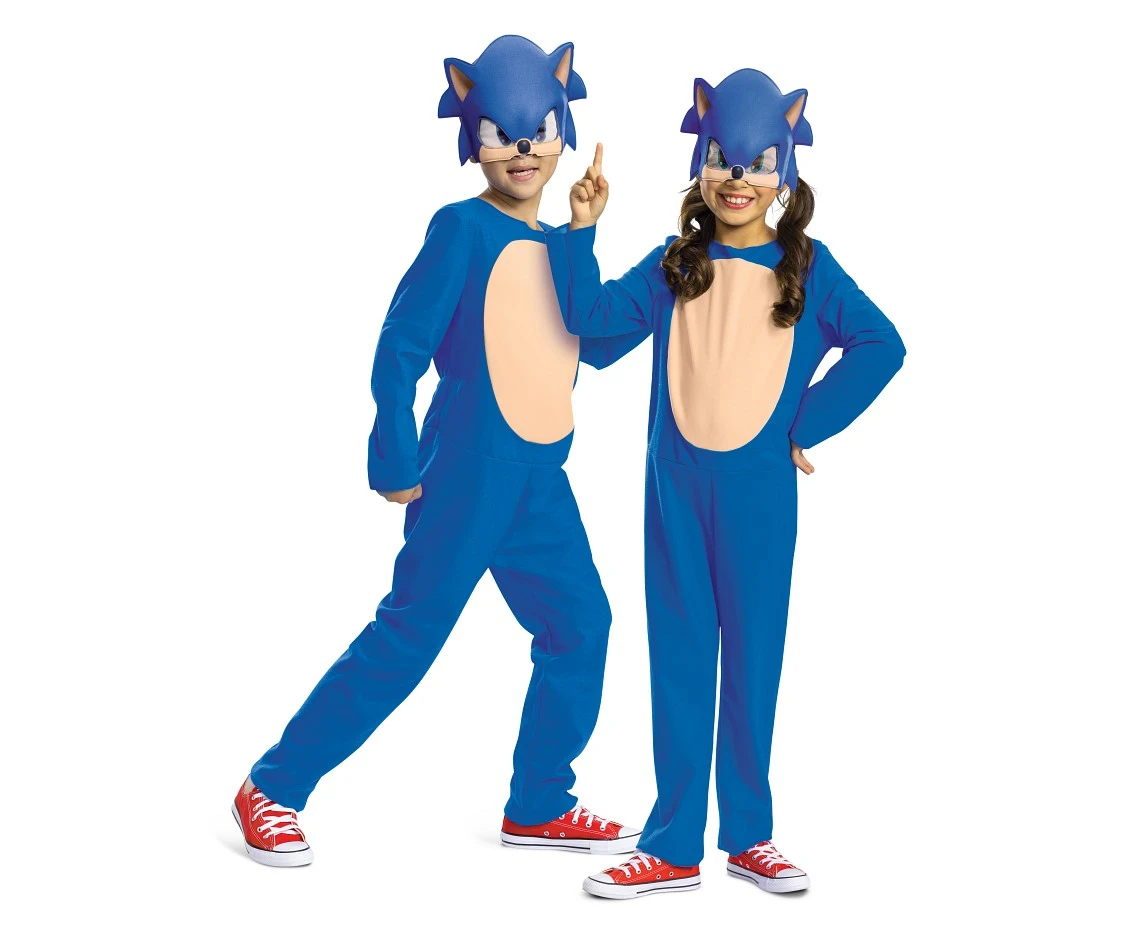 Costume Sonic Basic (license), size L (10-12 years)